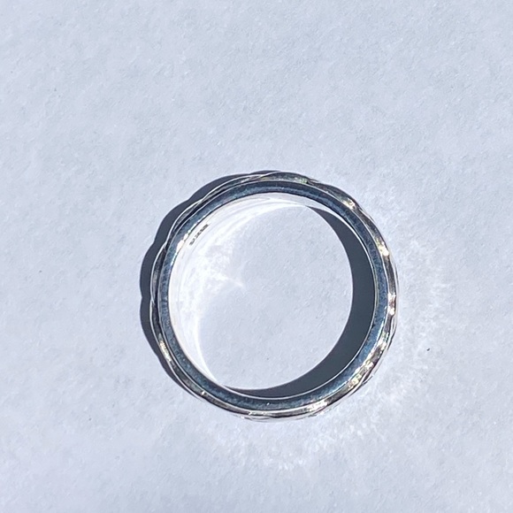 925 sterling silver braid style fidget ring✨ - Picture 5 of 15